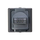 Kopp - Blue Electric Wandcontactdoos (WCD schakelmat.) Wcd 1V Ra Deks Cijfersl A