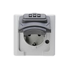 Kopp - Blue Electric Wandcontactdoos (WCD schakelmat.) Wcd 1V Ra Deks Cijfersl G
