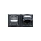 Kopp - Blue Electric Wandcontactdoos (WCD schakelmat.) Wcd 2V Ra Deks Bdr H A