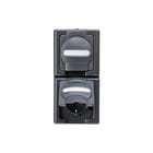 Kopp - Blue Electric Wandcontactdoos (WCD schakelmat.) Wcd 2V Ra Deks Bdr V A