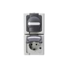 Kopp - Blue Electric Wandcontactdoos (WCD schakelmat.) Wcd 2V Ra Deks Bdr V