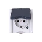 Kopp - ProAQA Wandcontactdoos (WCD schakelmat.) Wcd 1V Ra Deks Grs