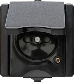 Kopp - ProAQA Wandcontactdoos (WCD schakelmat.) Wcd 1V Pa Deks Zw