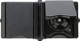 Kopp - ProAQA Wandcontactdoos (WCD schakelmat.) Wcd 2V Pa Deks H Zw