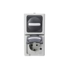 Kopp - Blue Electric Combinatie schakelaar/wcd Combinatie 1V Ra Vert Grs