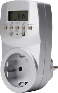 Kopp - Schakelklok voor wandcontactdoos Schakklk Ip20 Mini Dig Zi