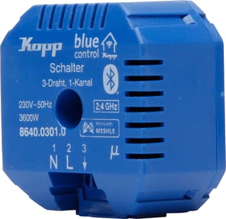 Kopp - Blue-control Radiofrequent ontvanger schakelmat. Inb Schak 1-Kan 3Dr