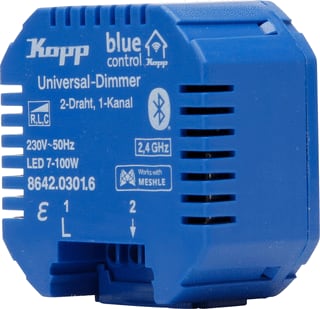Kopp - Blue-control Radiofrequent ontvanger schakelmat. Dimmer 1-Kan Bt Mesh-Tec
