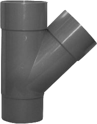 Pipelife - Polisan Fitting met 3 aansluitingen Pvc T-St 45 2Xm/S 110 L