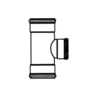 Pipelife - Renofort SN 4 Fitting met 3 aansluitingen Pvc T-St 90 3X Mf 110X75