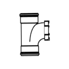 Pipelife - Renofort SN 4 Fitting met 3 aansluitingen Pvc Ontststschrf 2Xmf 125