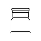 Pipelife - Renofort SN 4 Fitting met 2 aansluitingen Overg St Fl Pvc/Gr125X180
