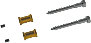 Delabie - Handgreep aangepast sanitair beves kit v greep 5119mfix