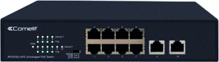 Comelit - CCTV IP Netwerkswitch Switch 8P 2Uplink 10/100