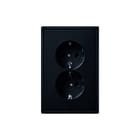 Jung - LS RANGE Wandcontactdoos (WCD schakelmat.) Wcd Ls990 Zmt 2-V Veil