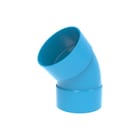 Wavin - Ventiza Bocht rond luchtkanaal Pvc Vent. Bocht 45 Bl 125