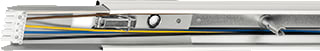 Norton - NLS Lichtlijn rail Draagprofiel lichtlijnsysteem nls-r 58 l2 5-aderig