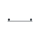 Geesa - Opal Brushed metal black Handdoekhouder Opal Handdoekrek 60 Cm Zw
