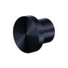 Geesa - Opal Brushed metal black Handdoekhaak Opal Haak Klein Zwart Geb