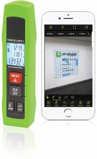 Elma - Laseraftekenapparaat Minilaser Afstmeter+Bluet
