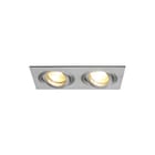 SLV - New Tria Downlight/spot/schijnwerper new tria 2 gu10 sq alu geb
