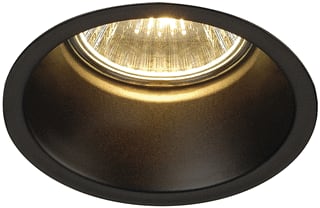 SLV - Horn Downlight/spot/schijnwerper Gu10 Zwart 1Xgu10
