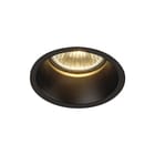 SLV - Horn Downlight/spot/schijnwerper Gu10 Zwart 1Xgu10