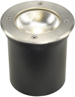 SLV - Rocci Bodeminbouwarmatuur 125 Round Rvs Led 3K