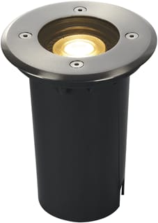 SLV - Solasto Bodeminbouwarmatuur 120 Round Rvs Gu10