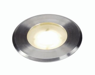 SLV - Dasar Bodeminbouwarmatuur Flat80 Rond Staal 3K