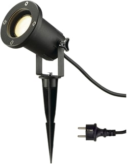 SLV - Nautilus Tuin-/voetpadverlichtingsarmatuur Spike Xl Zw Gu10