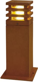 SLV - Rusty Tuin-/voetpadverlichtingsarmatuur Sq 40 Roest E27