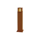 SLV - Rusty Tuin-/voetpadverlichtingsarmatuur Sq 70 Roest E27