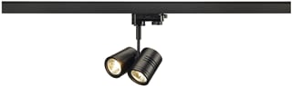 SLV - BIMA Downlight/spot/schijnwerper 2 Zwart 2Xgu10 3-Fase