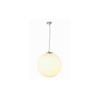 SLV - Rotoball Pendelarmatuur 50 Zilv/Wit 1Xe27