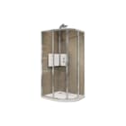 Novellini - Lunes 2.0 Douchecabine rond 80X80 Held Glas