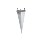 SLV - Alpa Mech. toebeh. verlichtingsarmatuur Grondpin Staal Verz 37Cm