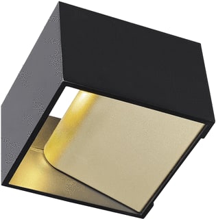 SLV - Logs Plafond-/wandarmatuur In Zw/Go 2-3K Dim