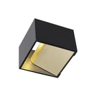 SLV - Logs Plafond-/wandarmatuur In Zw/Go 2-3K Dim