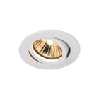 SLV - New Tria Plafond-/wandarmatuur new tria 68 rond wit gu10
