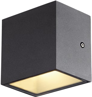 SLV - Sitra Plafond-/wandarmatuur Cube Wndlamp Antr 3K