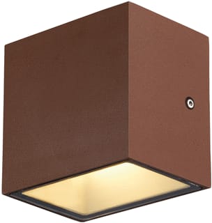 SLV - Sitra Plafond-/wandarmatuur Cube Wndlmp Roest 3K