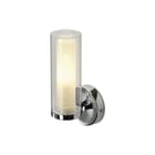 SLV - Wl Plafond-/wandarmatuur 105 Chr/Dubbel Glas E14