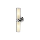 SLV - Wl Plafond-/wandarmatuur 106 Chr/Dubbel Glas E14