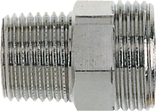 Heimeier - Fitting met 2 aansluitingen Verl.Nippel Vern 1/2X3/4