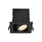 SLV - Kadux Plafond-/wandarmatuur single zwart mat 3k