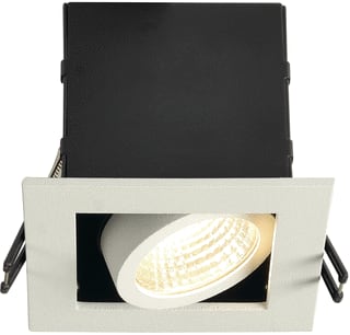 SLV - Kadux Plafond-/wandarmatuur single wit mat 3k