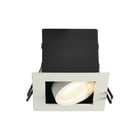 SLV - Kadux Plafond-/wandarmatuur single wit mat 3k