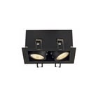 SLV - Kadux Plafond-/wandarmatuur double zw mat led 3k
