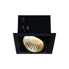 SLV - Kadux Plafond-/wandarmatuur single xl zw mat 3k